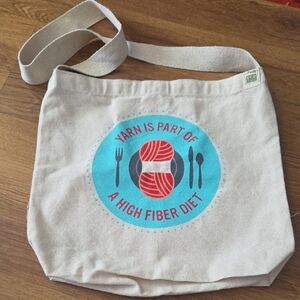 FINAL SALE EUC Knitpicks Large Project Tote Bag ECOBAGS Yarn Diet